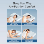 Zero pressure deep sleep slow rebound memory foam pillow