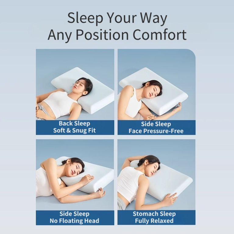 Zero pressure deep sleep slow rebound memory foam pillow