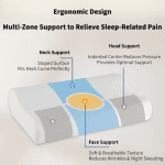 Memory foam pillow B-type slow rebound household pillow