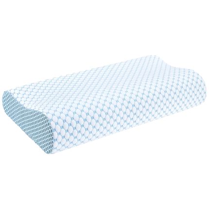 Memory foam pillow slow rebound ice silk neck pillow cervical pillow