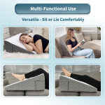 Bed wedge pillow memory foam triangle pillow suitable for napping
