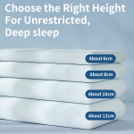 Zero pressure deep sleep slow rebound memory foam pillow