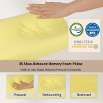 Memory foam pillow B-type slow rebound household pillow