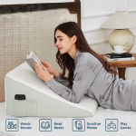 Bed wedge pillow memory foam triangle pillow suitable for napping
