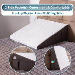 Bed wedge pillow memory foam triangle pillow suitable for napping