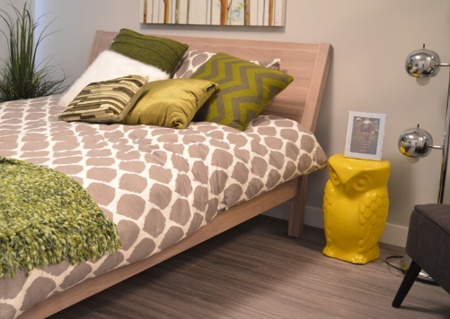 Comfortable bedroom layout
