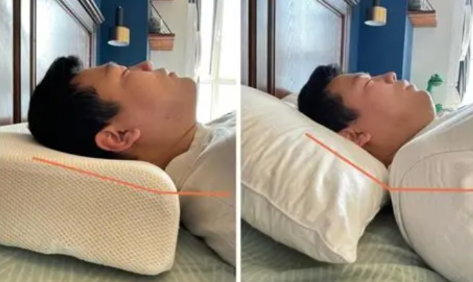 Comparison of regular pillows and memory foam pillows