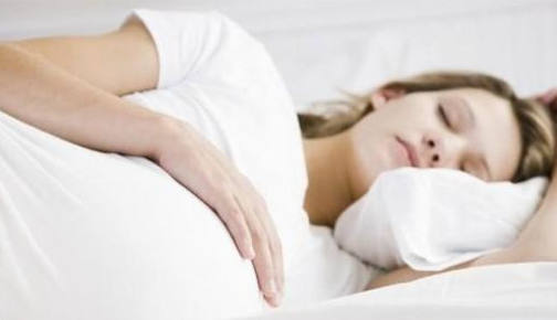 Pregnant women sleeping on memory foam pillows