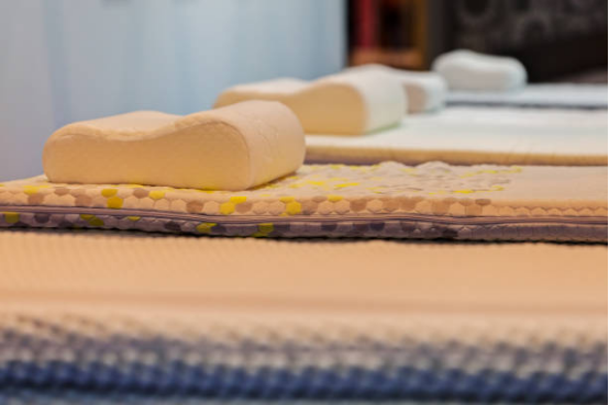 Memory Foam Pillow pressure distribution diagram